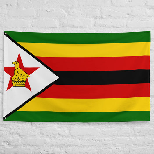 Zimbabwe Zimbabwean Flag Wall Decor Art Print Banner Gift Ideas