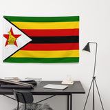 Zimbabwe Zimbabwean Flag Wall Decor Art Print Banner Gift Ideas