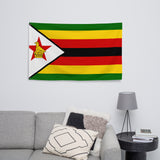 Zimbabwe Zimbabwean Flag Wall Decor Art Print Banner Gift Ideas