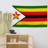 Zimbabwe Zimbabwean Flag Wall Decor Art Print Banner Gift Ideas