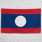 Laos Laotian Flag Wall Decor Art Print Banner Gift Ideas