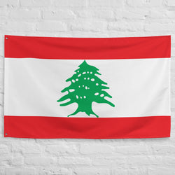 Lebanon Lebanese Flag Wall Decor Art Print Banner Gift Ideas