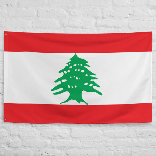 Lebanon Lebanese Flag Wall Decor Art Print Banner Gift Ideas