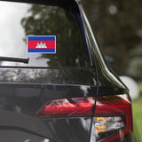 Cambodia Cambodian Flag Car Sticker Laptop Decal Stickers Travel Souvenir Gift Idea