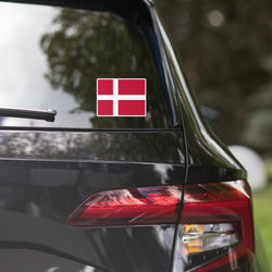 Denmark Danish Flag Car Sticker Laptop Decal Stickers Travel Souvenir Gift Idea