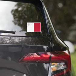 Malta Maltese Flag Car Sticker Laptop Decal Stickers Travel Souvenir Gift Idea
