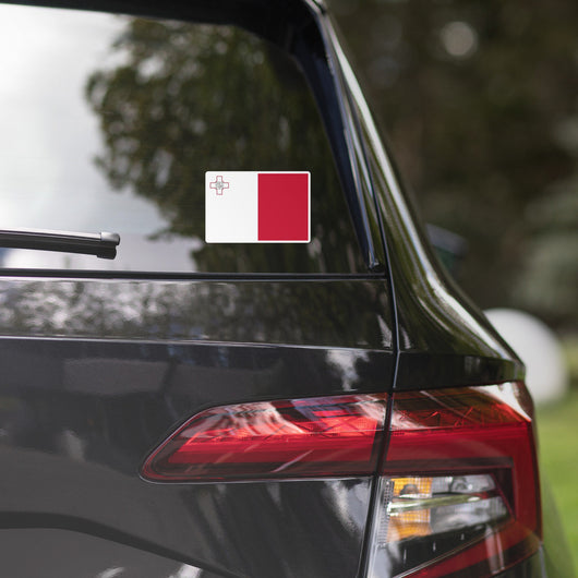 Malta Maltese Flag Car Sticker Laptop Decal Stickers Travel Souvenir Gift Idea