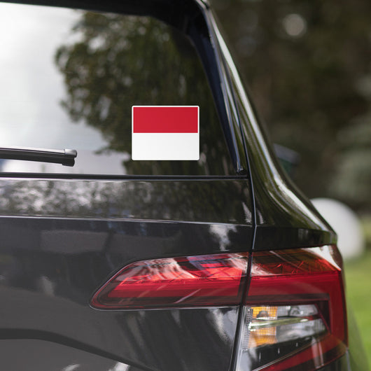 Monaco Flag Car Sticker Laptop Decal Stickers Travel Souvenir Gift Idea