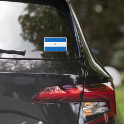 Nicaragua Nicaraguan Flag Car Sticker Laptop Decal Stickers Travel Souvenir Gift Idea