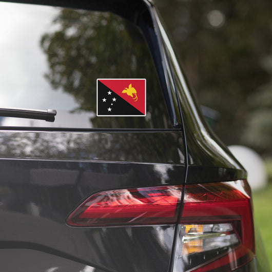 Papua New Guinea Guinean Flag Car Sticker Laptop Decal Stickers Travel Souvenir Gift Idea