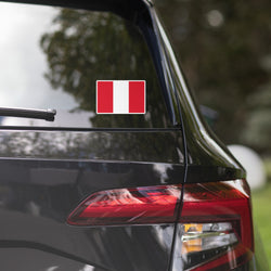 Peru Peruvian Flag Car Sticker Laptop Decal Stickers Travel Souvenir Gift Idea
