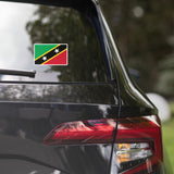 St Kitts & Nevis Flag Car Sticker Laptop Decal Stickers Travel Souvenir Gift Idea