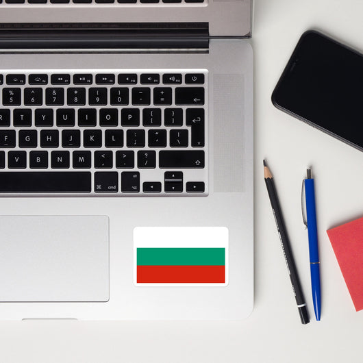 Bulgaria България Bulgarian Flag Laptop Sticker Decal Stickers Travel Souvenir Gift Idea