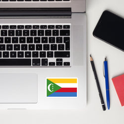 Comoros Flag Laptop Sticker Decal Stickers Travel Souvenir Gift Idea