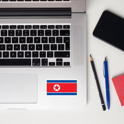 North Korea Korean Flag Laptop Sticker Decal Stickers Travel Souvenir Gift Idea