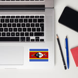 Eswatini Flag Laptop Sticker Decal Stickers Travel Souvenir Gift Idea
