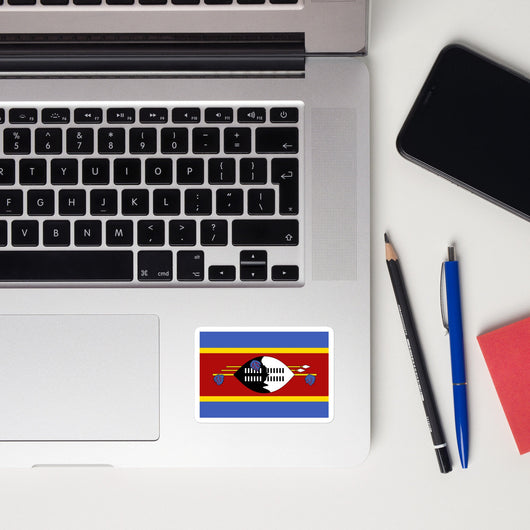 Eswatini Flag Laptop Sticker Decal Stickers Travel Souvenir Gift Idea
