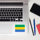 Gabon Gabonese Flag Sticker Decal Stickers Laptop decal  Travel Souvenir Tourist Beach Lover Food Destination Patriot Gifts