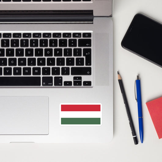 Hungary Hungarian Flag Laptop Sticker Decal Stickers Travel Souvenir Gift Idea