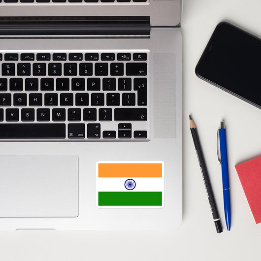 India Indian Flag Laptop Sticker Decal Stickers Travel Souvenir Gift Idea