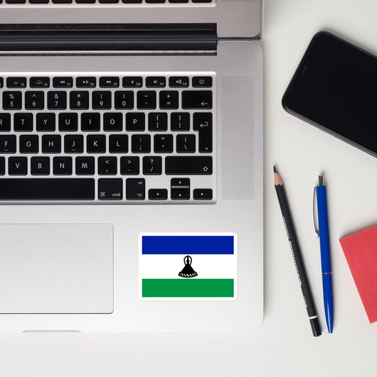 Lesotho Basotho Flag Sticker Decal Stickers Laptop decal  Travel Souvenir Tourist Beach Lover Food Destination Patriot Gifts
