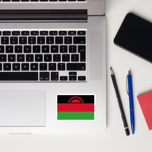 Malawi Malawian Flag Sticker Decal Stickers Laptop decal  Travel Souvenir Tourist Beach Lover Food Destination Patriot Gifts