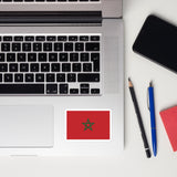 Morocco Moroccan Flag Laptop Sticker Decal Stickers Travel Souvenir Gift Idea