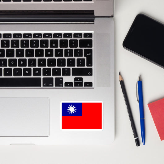 Taiwan Taiwanesische Flagge Laptop Aufkleber Aufkleber Aufkleber Reise Souvenir Geschenkidee