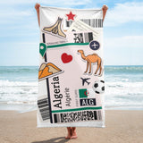 Algeria Algerian Flag Beach Towel Pool Towel