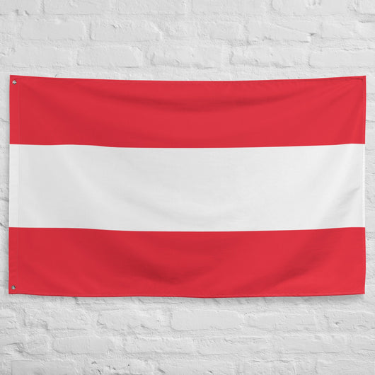 Austria Austrian Flag Wall Decor Art Print Banner Gift Ideas