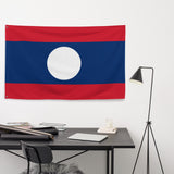 Laos Laotian Flag Wall Decor Art Print Banner Gift Ideas