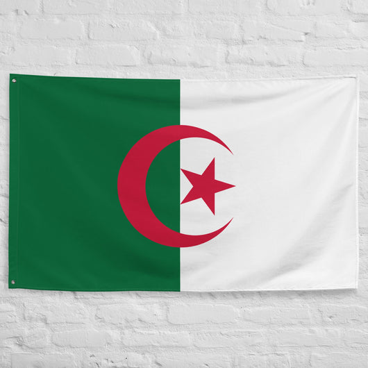 Algeria Algerian Flag Wall Decor Art Print Banner Gift Ideas