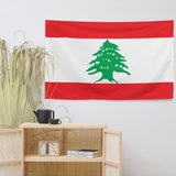Lebanon Lebanese Flag Wall Decor Art Print Banner Gift Ideas
