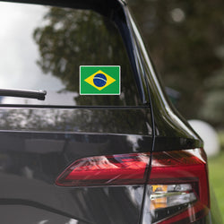 Brazil Brasil Brazilian Flag Car Sticker Laptop Decal Stickers Travel Souvenir Gift Idea