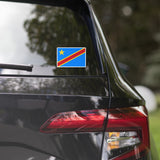 Democratic Republic of the Congo Kinshasa Flag Car Sticker Laptop Decal Stickers Travel Souvenir Gift Idea
