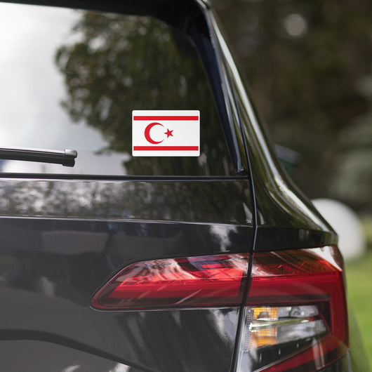 Northern Cyprus Flag Car Sticker Laptop Decal Stickers Travel Souvenir Gift Idea