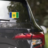 Saint Vincent and the Grenadines Flag Car Sticker Laptop Decal Stickers Travel Souvenir Gift Idea