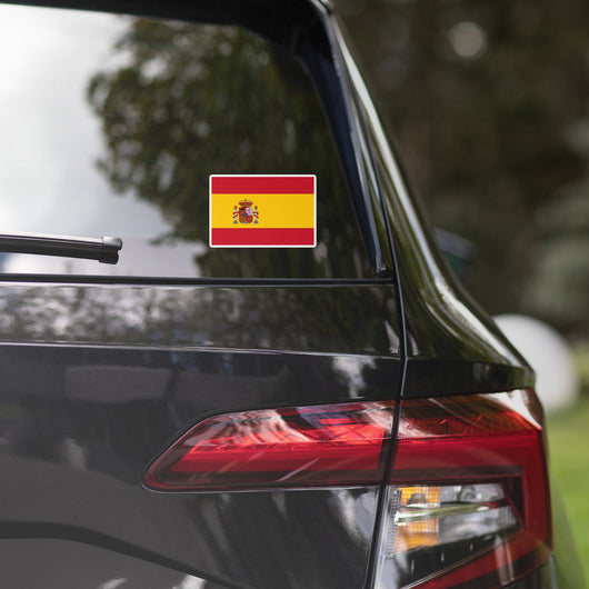 Spain España Spanish Flag Car Sticker Laptop Decal Stickers Travel Souvenir Gift Idea