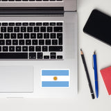 Argentina Argentinian Flag Laptop Sticker Decal Stickers Travel Souvenir Gift Idea