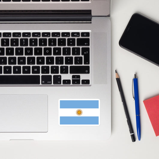 Argentina Argentinian Flag Laptop Sticker Decal Stickers Travel Souvenir Gift Idea