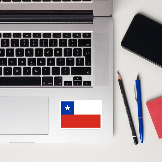 Chile Chilean Flag Laptop Sticker Decal Stickers Travel Souvenir Gift Idea