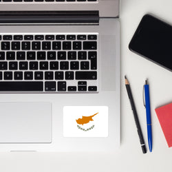 Cyprus Cypriot Flag Laptop Sticker Decal Stickers Travel Souvenir Gift Idea