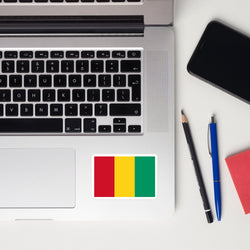 Guinea Guinean Flag Laptop Sticker Decal Stickers Travel Souvenir Gift Idea