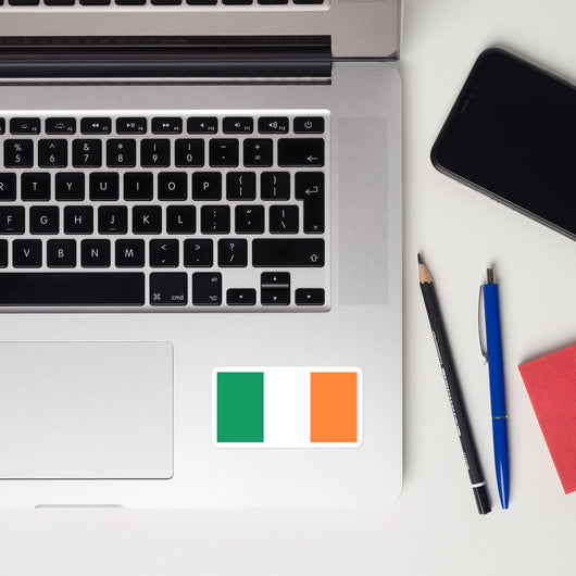 Ireland Éire Irish Flag Sticker Decal Stickers Laptop decal  Travel Souvenir Tourist Beach Lover Food Destination Patriot Gifts