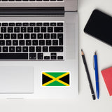 Jamaica Jamaican Flag Laptop Sticker Decal Stickers Travel Souvenir Gift Idea