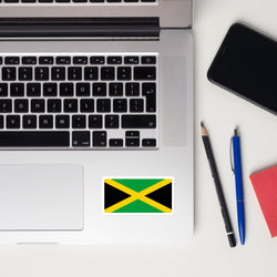 Jamaica Jamaican Flag Laptop Sticker Decal Stickers Travel Souvenir Gift Idea