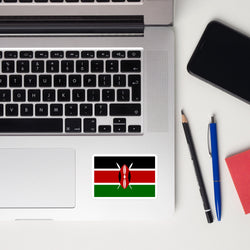 Kenya kenyan Flag Laptop Sticker Decal Stickers Travel Souvenir Gift Idea