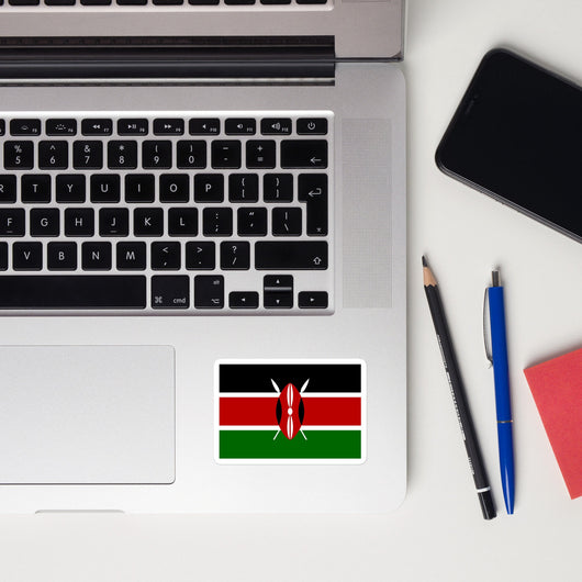 Kenya kenyan Flag Laptop Sticker Decal Stickers Travel Souvenir Gift Idea