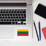 Lithuania Lietuva Lithuanian Flag Laptop Sticker Decal Stickers Travel Souvenir Gift Idea