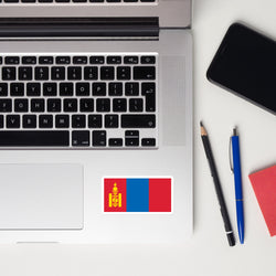 Mongolia Mongolian Flag Sticker Decal Stickers Laptop decal  Travel Souvenir Tourist Beach Lover Food Destination Patriot Gifts